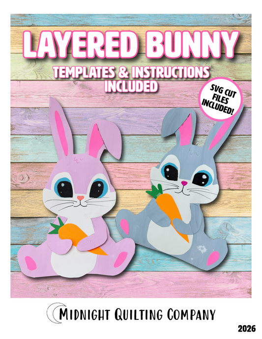 Layered Bunny Digital Download