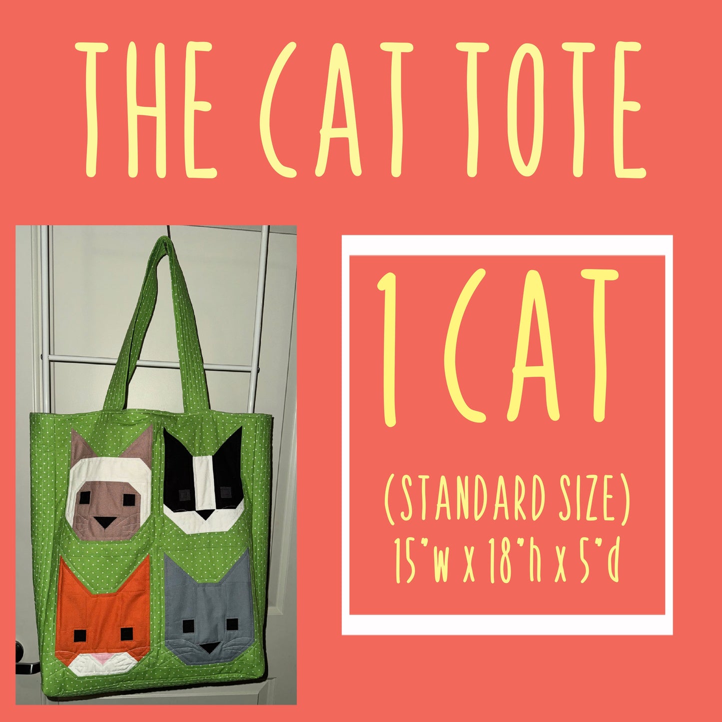 The Cat Tote - Standard - 1 Cat