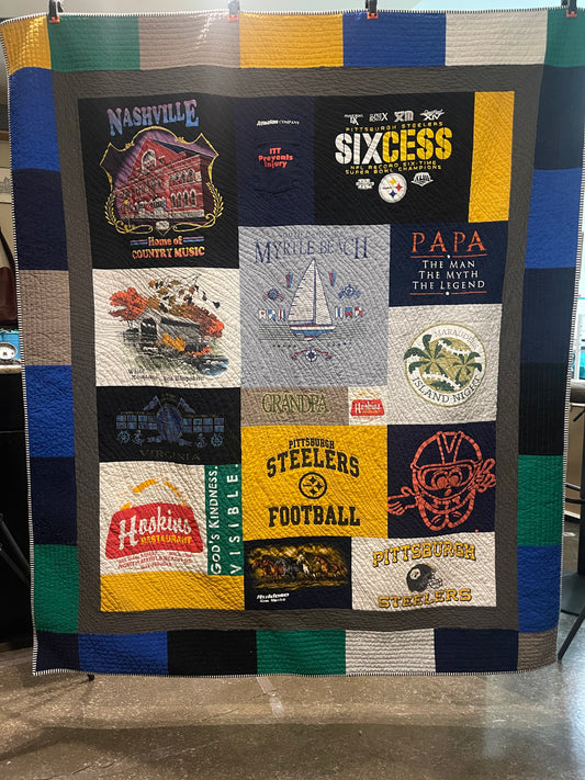 T-Shirt Quilt - Twin Size